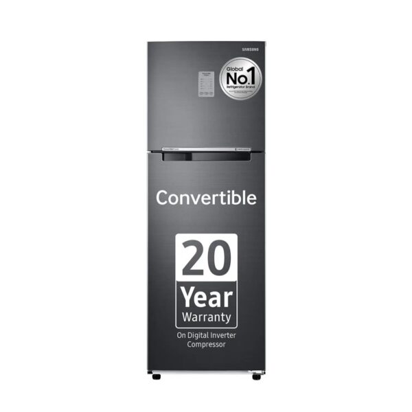 Samsung 256 L Convertible Freezer Double Door Refrigerator RT30C3733BX